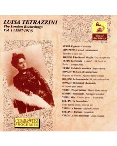 Luisa Tetrazzini • The London Recordings Vol. 1 (1907-1914) CD