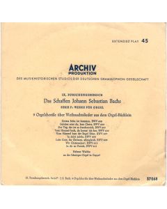 Johann Sebastian Bach (1685-1750) • 9 Orgelchoräle über Weihnachtslieder aus dem Orgel-Büchlein 7"