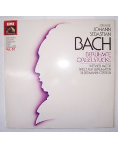 Johann Sebastian Bach (1685-1750) • Berühmte Orgelstücke LP • Werner Jacob