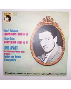 Dinu Lipatti: Robert Schumann (1810-1856) • Klavierkonzert a-moll op. 54 LP