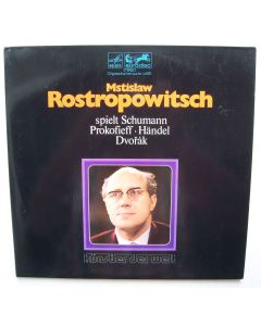 Mstislav Rostropovich spielt Schumann, Prokofieff, Händel, Dvorak 2 LPs