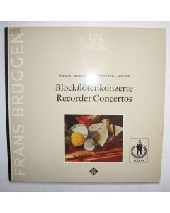 Blockflötenkonzerte - Recorder Concertos LP • Frans Brüggen