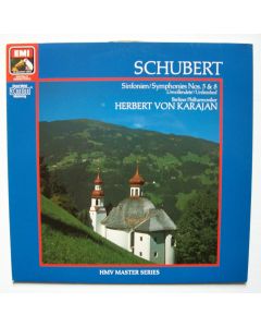 Franz Schubert (1797-1828) • Symphonies Nos. 5 & 8 LP • Herbert von Karajan
