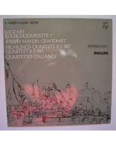 Wolfgang Amadeus Mozart (1756-1791) • Streichquartette 1 LP • Quartetto Italiano