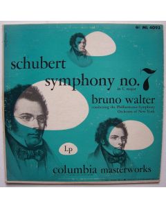 Franz Schubert (1797-1828) • Symphony No. 7 in C major LP • Bruno Walter
