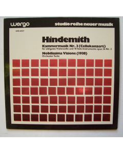 Paul Hindemith (1895-1963) • Kammermusik Nr. 3 (Cellokonzert) LP
