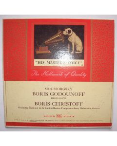 Modest Mussorgsky (1839-1881) • Boris Godounoff LP • Boris Christoff