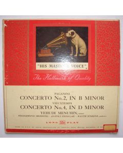 Niccolò Paganini (1782-1840) • Concerto LP • Yehudi Menuhin