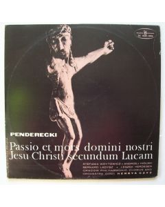 Penderecki • Passio et Mors Domini Nostri Jesu Christi Secundum Lucam 2 LPs