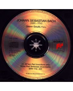 GLENN GOULD - Two-Part Inventions and Three-Part Sinfonias (Inventions) CD SONY