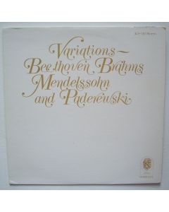Variations - Beethoven, Brahms, Mendelssohn and Paderewski LP • Laura Nast Nicolaisen