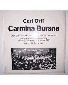 Carl Orff (1895-1982) – Carmina Burana LP - Liederkranz Schömberg