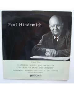 Paul Hindemith (1895-1963) • Symphonia Serena for Orchestra LP