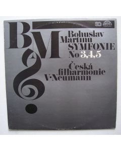 Bohuslav Martinu (1890-1959) • Symphonies Nos. 3, 4, 5 2 LPs • Quadrophonie