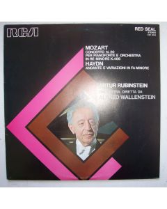 Artur Rubinstein: Wolfgang Amadeus Mozart (1756-1791) • Concerto No. 20 LP