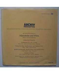 Mannheim und Wien • Johann Stamitz (1717-1757) LP