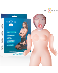 INTENSE DOLLS - MONIQUE AUFBLASBARE PUPPE MIT DREI ÖFFNUNGEN