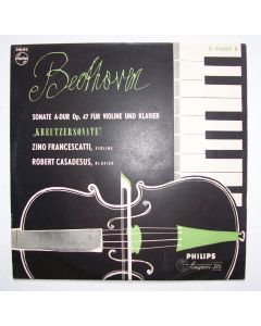 Ludwig van Beethoven (1770-1827) • Kreutzersonate 10" • Zino Francescatti