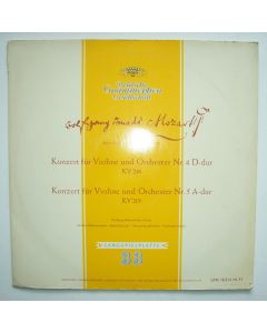 Wolfgang Schneiderhan: Mozart (1756-1791) • Konzerte für Violine 4 & 5 LP
