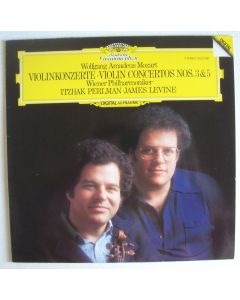 Itzhak Perlman & James Levine: Mozart (1756-1791) • Violin Concertos Nos. 3 & 5 LP