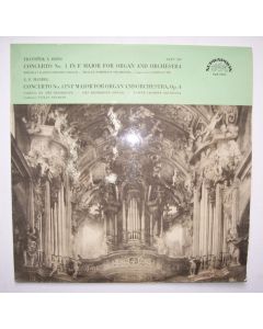 Brixi (1732-1771) & Händel (1685-1759) - Concertos in F major for Organ LP