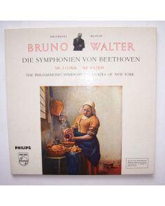 Ludwig van Beethoven (1770-1827) • Symphonies Nos. 2 & 4 LP • Bruno Walter