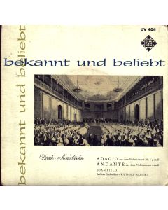 Max Bruch (1838-1920) • Adagio 7" • Joan Field