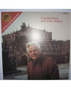 Theo Adam • Liedmatinee LP
