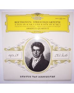 Ludwig van Beethoven (1770-1827) • String Quartets op. 18 Nr. 5 & 6 LP • Amadeus Quartett