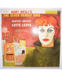 Lotte Lenya: Kurt Weill (1900-1950) • The seven deadly Sins LP