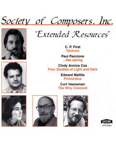 Society of Composers • Extended Resources CD