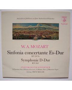 Mozart (1756-1791) • Sinfonia concertante Es-Dur LP • Fritz Rieger