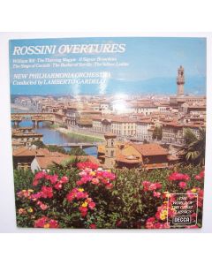 Gioacchino Rossini (1792-1868) • Overtures LP • Lamberto Gardelli