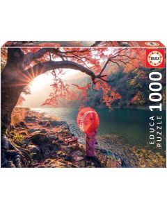 Educa - Puzzle 1000 Teile für Erwachsene Sonnenaufgang am Katsura Fluss