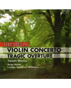 Johannes Brahms (1833-1897) • Violin Concerto CD • Takashi Shimizu