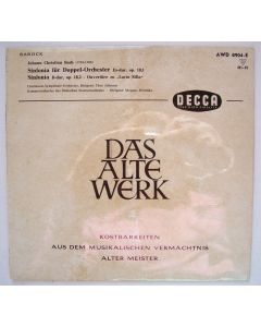 Johann Christian Bach (1735-1782) • Sinfonia für Doppel-Orchester 10"