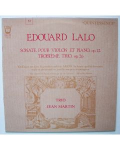 Lalo (1823-1892) • Sonate pour violon et piano op. 12 LP • Trio Jean Martin