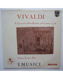 Vivaldi (1678-1741) - 6 Concerti für Flöte, Streicher und Continuo op. 10 LP