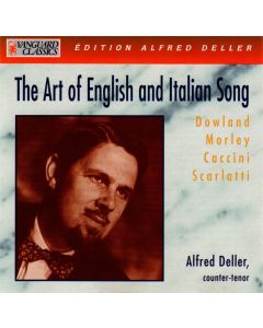 Alfred Deller • The Art of English and Italian Song CD