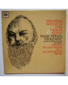 Johannes Brahms (1833-1897) • Sonatas for Violin & Piano LP • Isaac Stern
