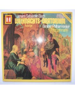 Johann Sebastian Bach (1685-1750) • Weihnachts-Oratorium LP • Fritz Lehmann