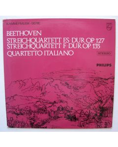 Ludwig van Beethoven (1770-1827) • Streichquartett Es-Dur op. 127 & F-Dur op. 135 LP • Quartetto Italiano