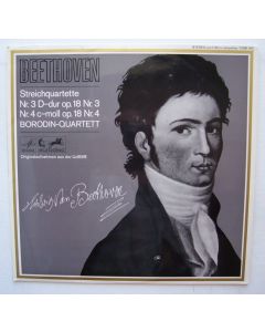 Ludwig van Beethoven (1770-1827) • Streichquartette Nr. 3 & Nr. 4 LP • Borodin Quartett