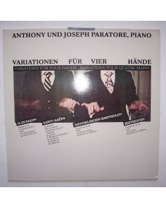 Anthony & Joseph Paratore • Variationen für vier Hände LP