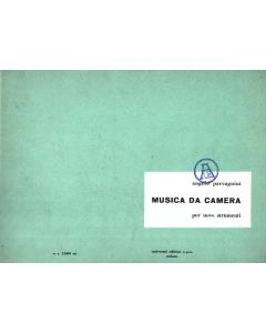 Angelo Paccagnini (1930-1999) • Musica da Camera