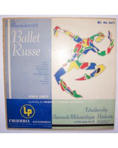 Dmitri Shostakovich (1906-1975) • Ballet russe LP