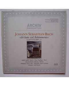Johann Sebastian Bach (1685-1750) • Ich hatte viel Bekümmernis LP