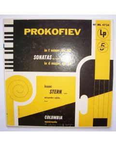 Sergei Prokofiev (1891-1953) • Sonatas LP • Isaac Stern