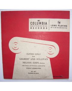 Gilbert & Sullivan • Patter Songs LP • Nelson Eddy