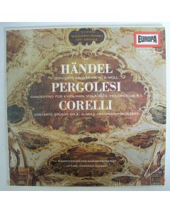 Händel, Pergolesi, Corelli LP